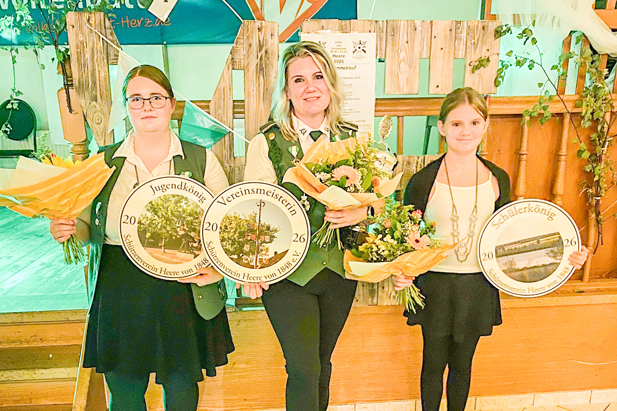 Familie Rath : Emily, Daniela und Pia.