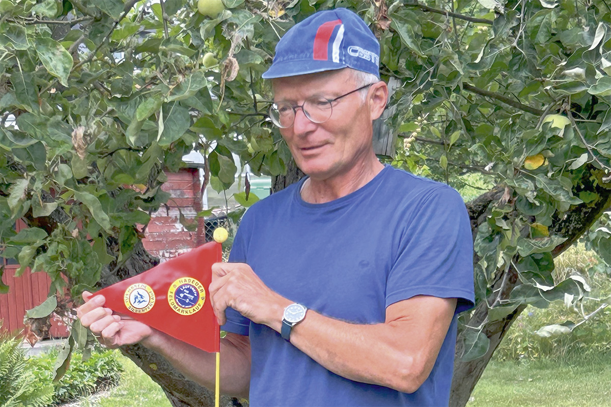 Reinhard Meyer radelte 1.654 Kilometer für den TuS Hasede.
