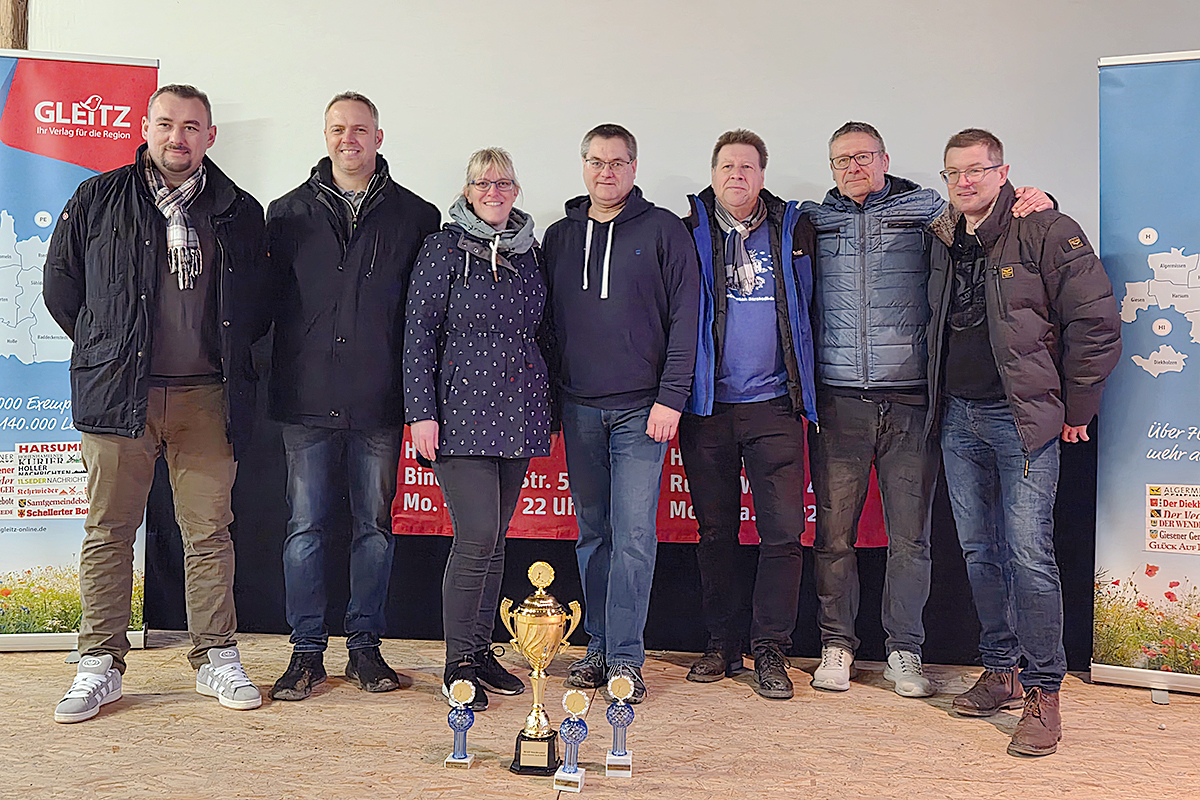 Gruppenbild der Siegerehrung
