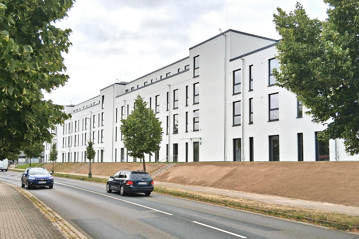 Der Wohnkomplex an der Carl-Zeiss-Straße in Broistedt mit 64 Wohnungen.