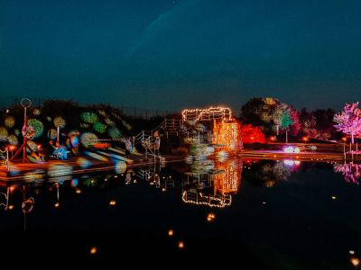 Naturbad Lengede zum Leuchten gebracht – und die Augen der Gäste auch.