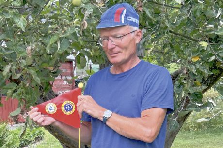 Reinhard Meyer radelte 1.654 Kilometer für den TuS Hasede.