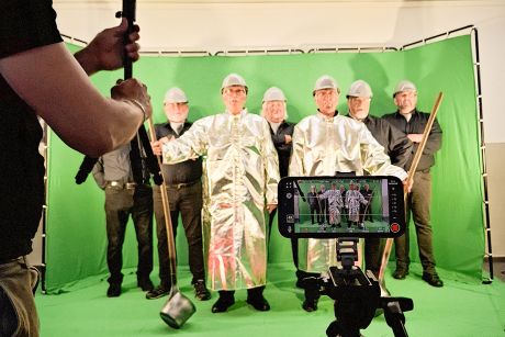 Die Kreischsägen 2.0 beim Videodreh