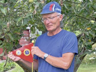 Reinhard Meyer radelte 1.654 Kilometer für den TuS Hasede.