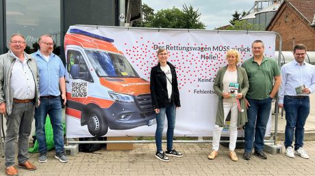 Hunderte Herzen für den Rettungsdienst